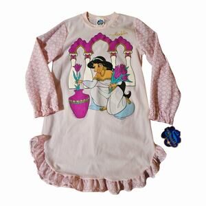 Vintage Disney Aladdin Jasmine Nightgown Girls SZ 14 Deadstock NOS 1994